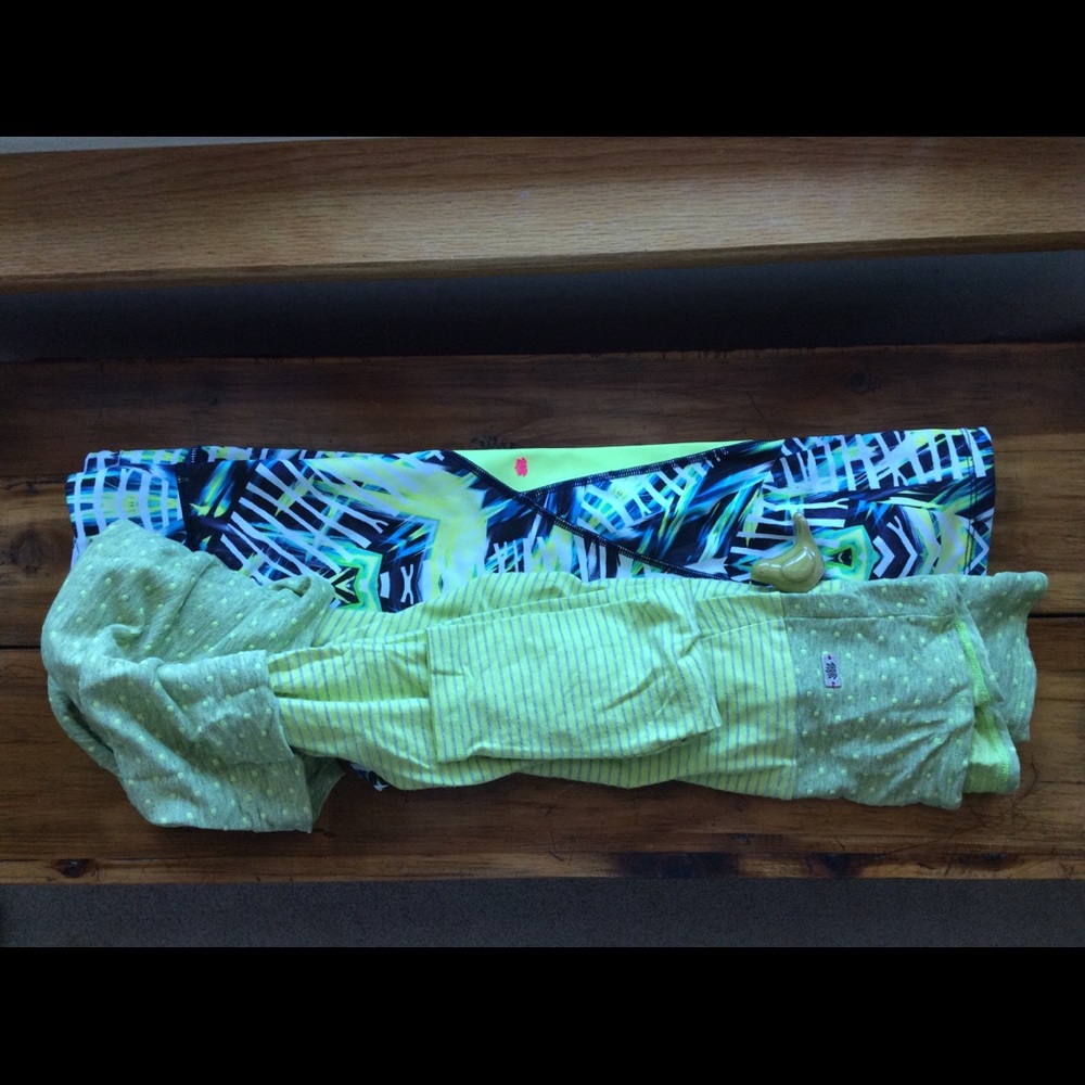 Pink Lotus SZ M Lime Green Bundle